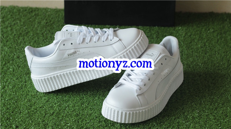 Puma Fenty Rihanna Creeper Low Leather Pure White